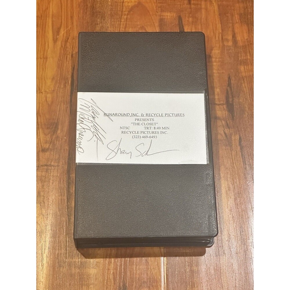 Rare The Closet 2000 Short Film Promotional Promo VHS Signed By Director & Cast